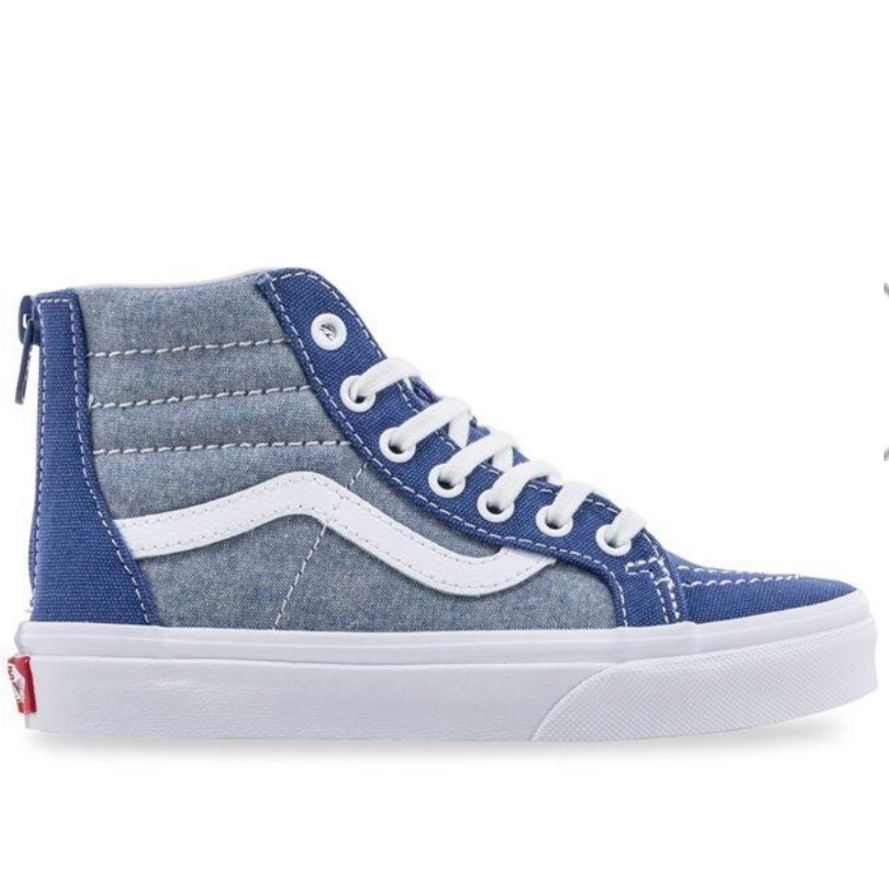 Sk8-HI Zip Chambray Canvas